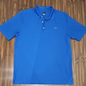 Greg Norman Collection Vibrant Blue Polo Shirt